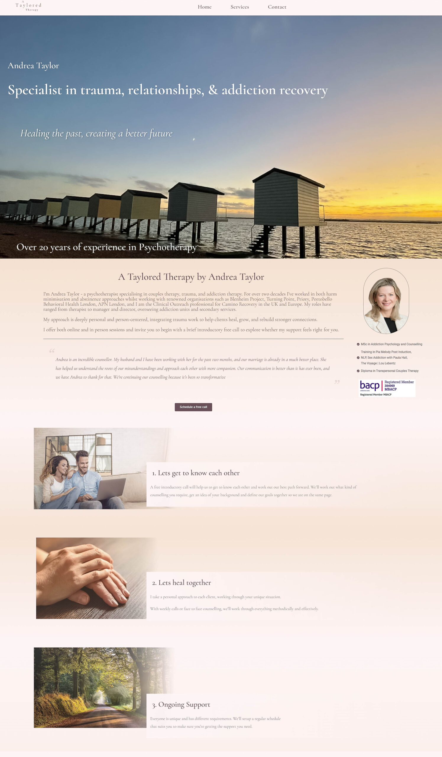 Client Website by Exposure Creative web design