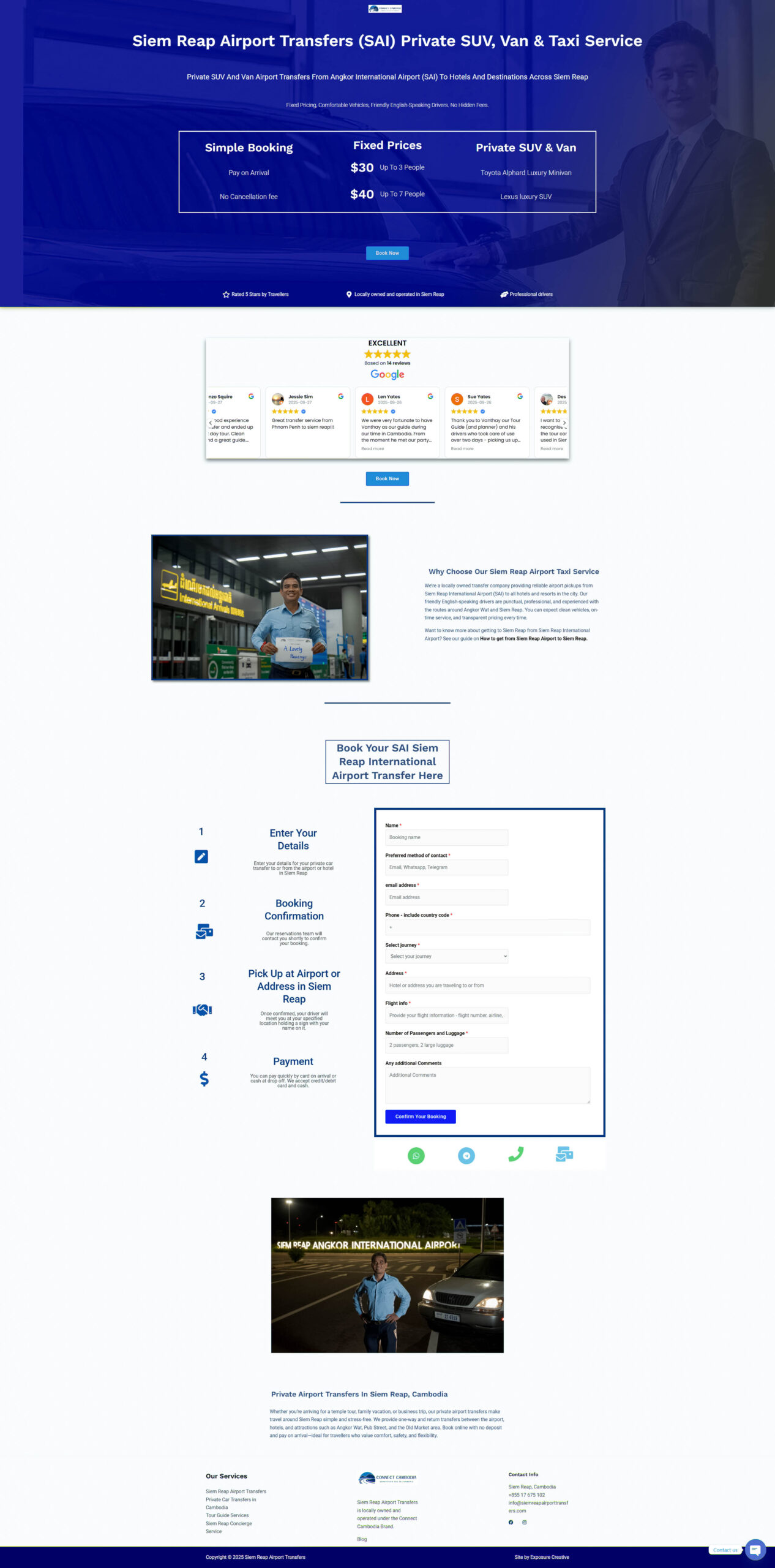 Client Website Example - Website by Exposure Creative