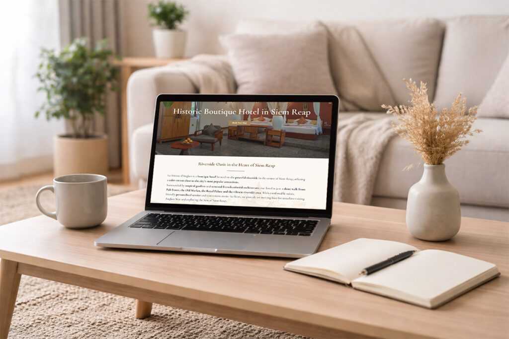 Website Design for Hotels - Website Portfolio Project by Exposure Creative