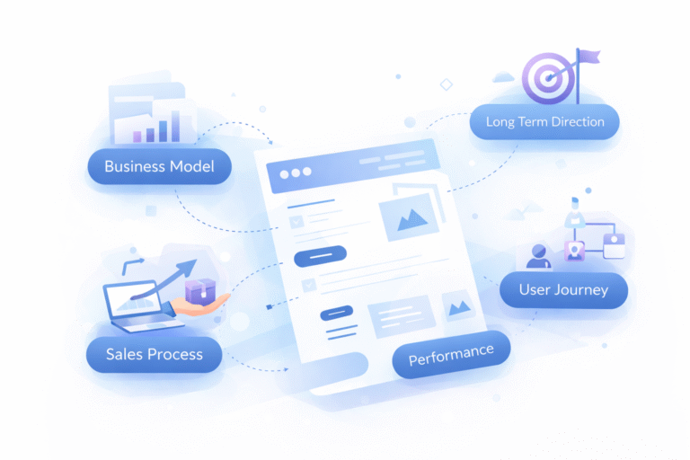 Graphic illustrating web development skills