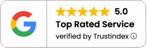 5 star Google Review badge