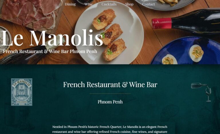 Portfolio Website le Manolis Phnom Penh