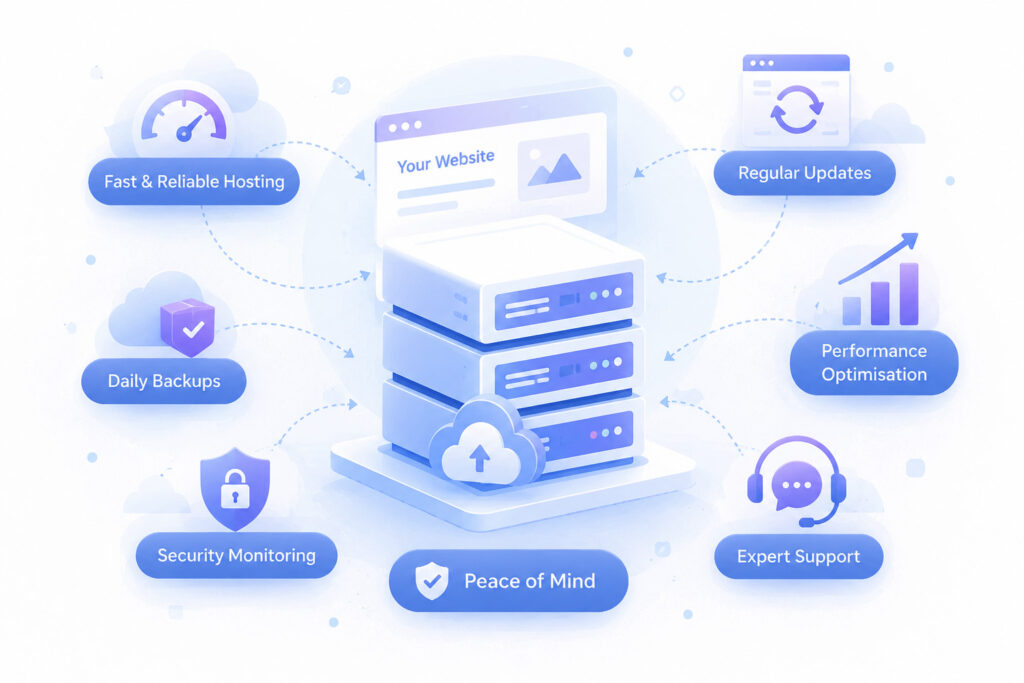 hosting illustration
