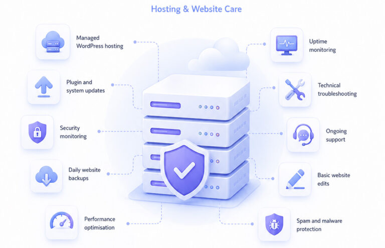 included in hosting illustration